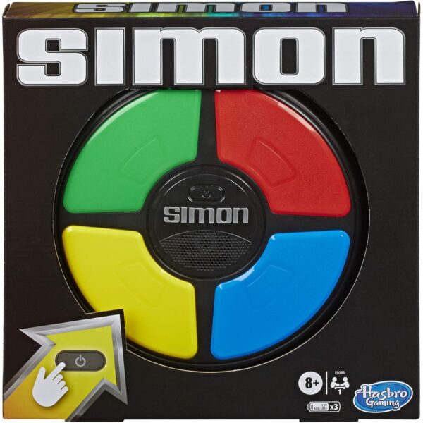 hasbro simon elektronisches spiel Hasbro Simon elektronisches Merkspiel für Kinder ab 8 Jahren mit Lichtern und Geräuschen