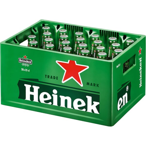 heineken pils 28x025l Heineken Pils Bier 28 x 0,25 l Flaschen im Kasten