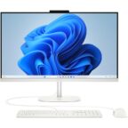 HP OmniStudio 27 All-in-One PC mit AMD Ryzen 5, 16 GB RAM und 1 TB SSD in Cotton White