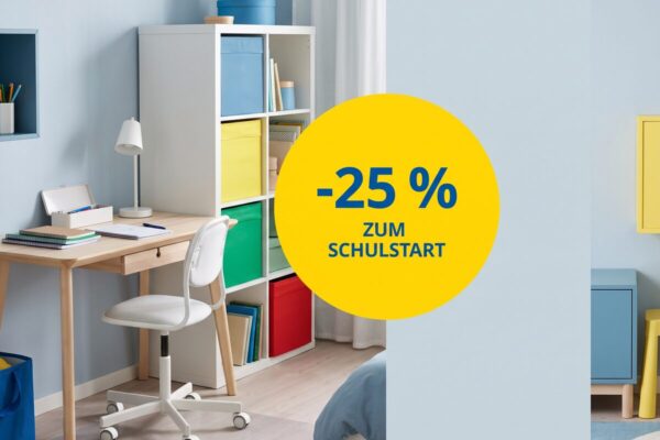 ikea schulstart 25 rabatt IKEA Sonntagsangebot 25 Prozent Rabatt zum Schulstart