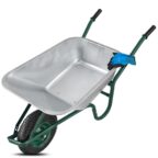 Juskys Schubkarre Garden 100 L mit verzinkter Wanne und Luftreifen