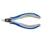KNIPEX Präzisions-Elektronik-Seitenschneider 79 32 125, 125 mm, spitzer Kopf, kleine Facette