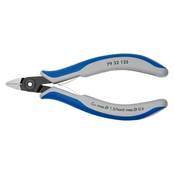knipex 79 32 125 elektronik seitenschneider KNIPEX Präzisions-Elektronik-Seitenschneider 79 32 125, 125 mm, spitzer Kopf, kleine Facette