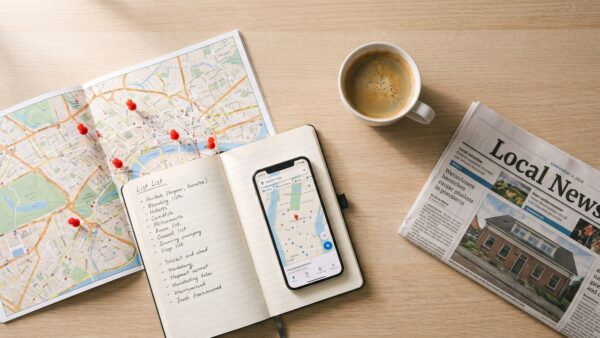 lagerverkaeufe termine inline 2 Stadtplan-Ausschnitt mit Markierungen für Lagerverkauf-Termine in deutschen Ballungsräumen