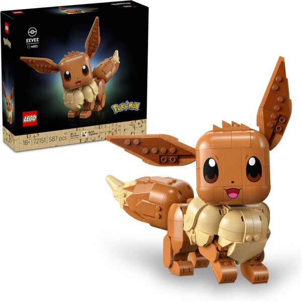 lego pokemon evoli 72151 LEGO Pokemon Evoli Figur 72151 Bauset