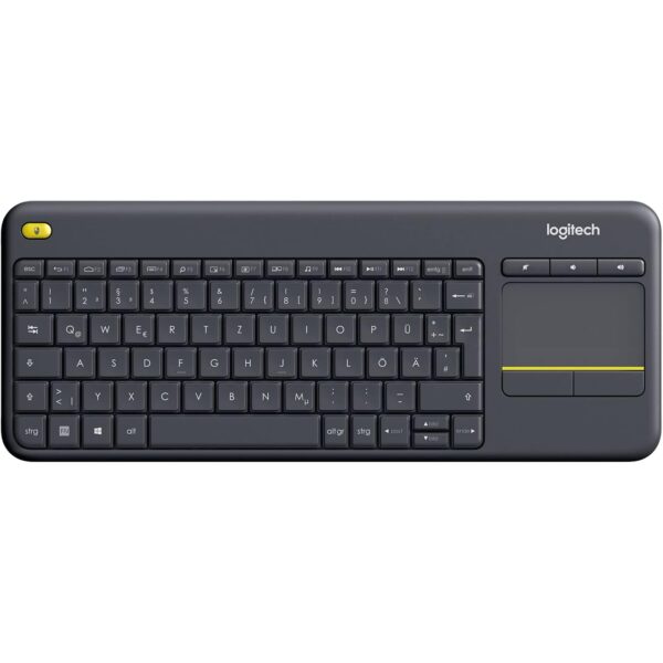 logitech k400 plus touch tv tastatur Logitech K400 Plus Kabellose Touch-TV-Tastatur mit integriertem Touchpad