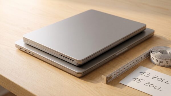 macbook air schutzhuelle bild 2 GröĂenvergleich 13 Zoll und 15 Zoll MacBook Air fĂŒr die passende SchutzhĂŒlle