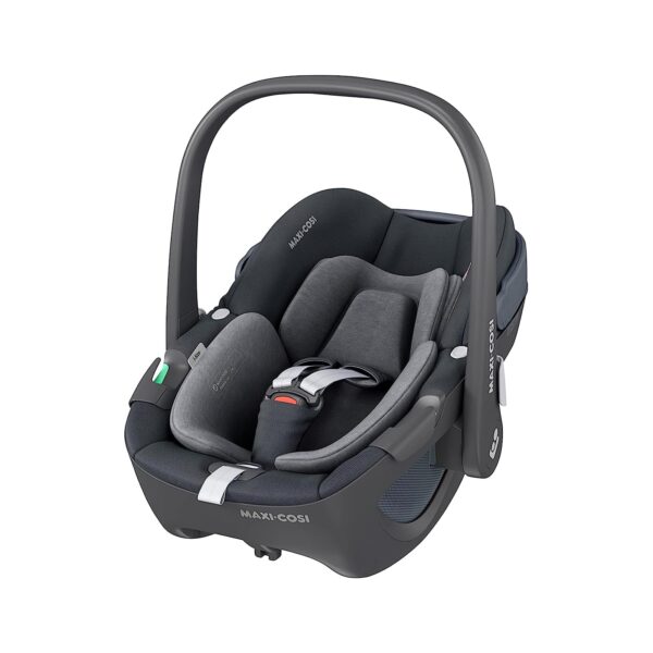 Maxi-Cosi Pebble 360 i-Size Babyschale Drehbar, Neugeborenen Autositz 360 Grad, Essential Graphite
