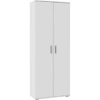 mömax Mehrzweckschrank in Weiß, 70 x 179 x 34 cm, mit zwei Türen und fünf Einlegeböden