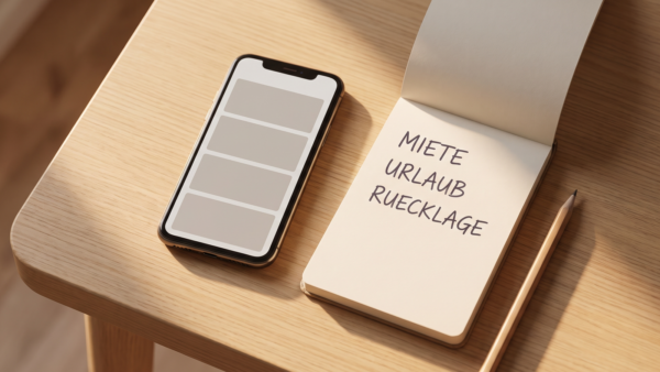Unterkonten für Miete, Urlaub und Rücklage in der Banking-App