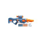 NERF Elite 2.0 Eaglepoint RD-8 Blaster mit 8-Dart-Trommel, abnehmbarem Fernrohr und Lauf sowie 16 Darts