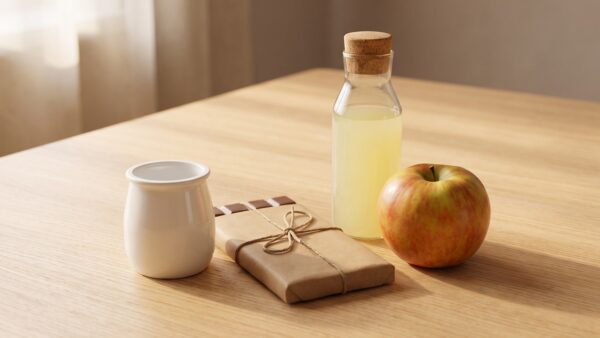 Gratis-Artikel aus der Netto App auf dem Küchentisch