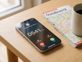 Vorwahl 0541 im Display - Anruf aus Osnabrück