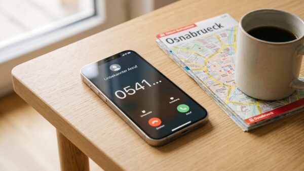 Vorwahl 0541 im Display - Anruf aus Osnabrück