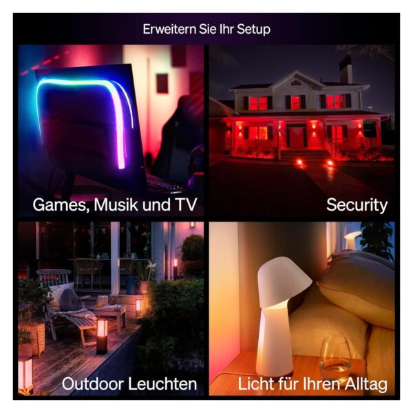 Philips Hue Essential Setup mit Sync, Outdoor und Leuchten erweitern