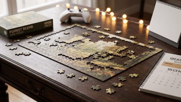 playstation adventskalender 4 Puzzle aus dem PlayStation Adventskalender zusammensetzen