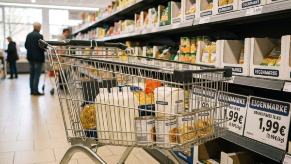 preisvergleich portale inline 4 Discounter Preisvergleich Eigenmarken Grundnahrungsmittel im Einkaufswagen
