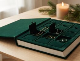 PURELEI Adventskalender 2026 mit Schmuckstuecken und geoeffneten Tuerchen
