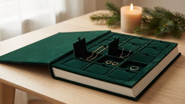 purelei adventskalender inline1 PURELEI Adventskalender 2026 mit Schmuckstücken und geöffneten Türchen