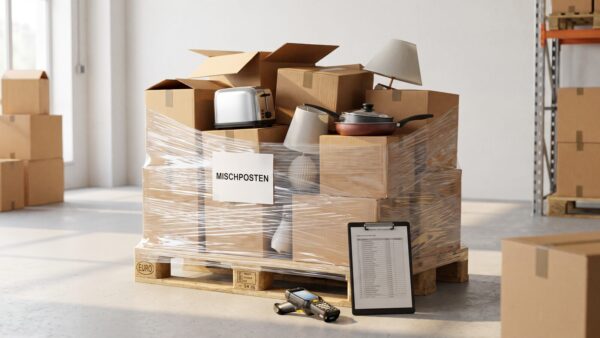 restposten kaufen bild 3 Palettenware mit gemischten Retouren und Artikelliste