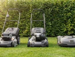 Akku-Rasenmäher Benzin-Rasenmäher und Mähroboter im Vergleich