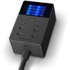SABRENT USB Ladestation 252W 8-Port PD 3.0 mit LCD Display - GaN Charger Ladegerät (AX-8PTC)