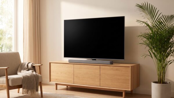 samsung gutschein 3 Samsung Fernseher mit Soundbar im Wohnzimmer als Cashback-Aktion