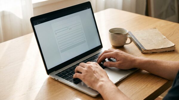 schufa selbstauskunft online antrag SCHUFA Selbstauskunft kostenlos online beantragen am Laptop