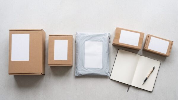 Sendungsverfolgung bei DHL, DPD, GLS, Hermes und UPS: verschiedene Pakete und Versandbeutel nebeneinander