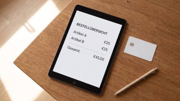 shop serie warenkorb Zollstock und Notizblock auf einem frisch verlegten Teppichboden