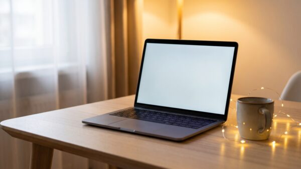 Online-Shopping am Laptop während die Geschäfte geschlossen sind