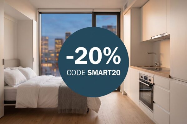SMARTments Serviced Apartments mit 20 Prozent Rabatt über Code SMART20