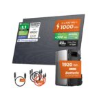 Solarway 1000Wp Balkonkraftwerk Komplettset mit EcoFlow STREAM Max Speicher