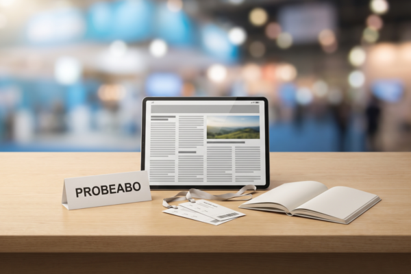 tagesspiegel probeabo ifa tickets Tagesspiegel Probeabo: Tablet mit digitaler Zeitung und zwei Messetickets auf einem Tisch