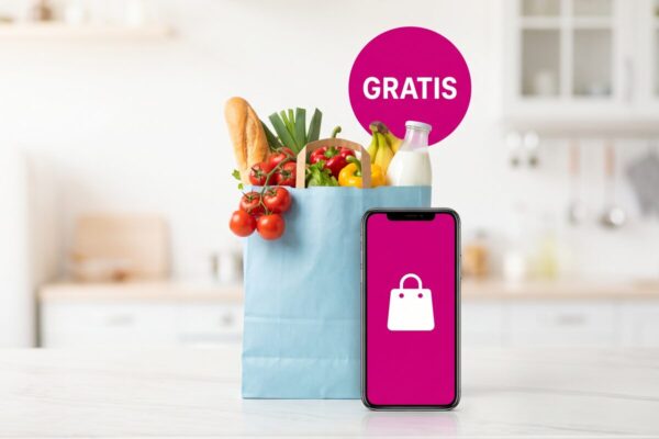 Telekom Magenta Moments: 3 × 5 Euro Wolt-Gutscheine für Lebensmittel
