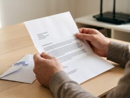Brief zur Telekom Preiserhoehung im Festnetz wird gelesen