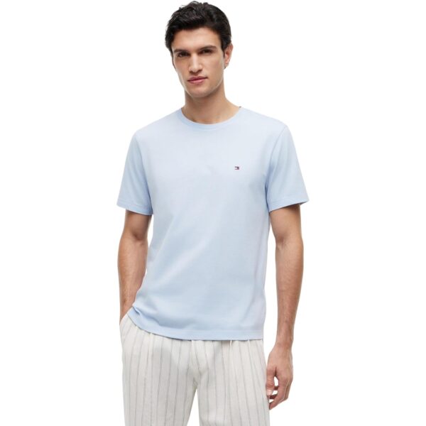 tommy hilfiger t shirt regenerative baumwolle Tommy Hilfiger Seasonal Solid T-Shirt aus 100% regenerativer Baumwolle