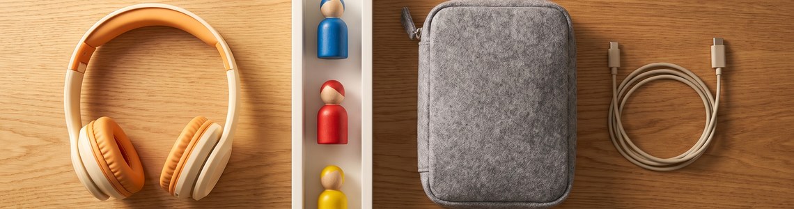 Toniebox Zubehoer Regal Tasche und Kopfhoerer Uebersicht