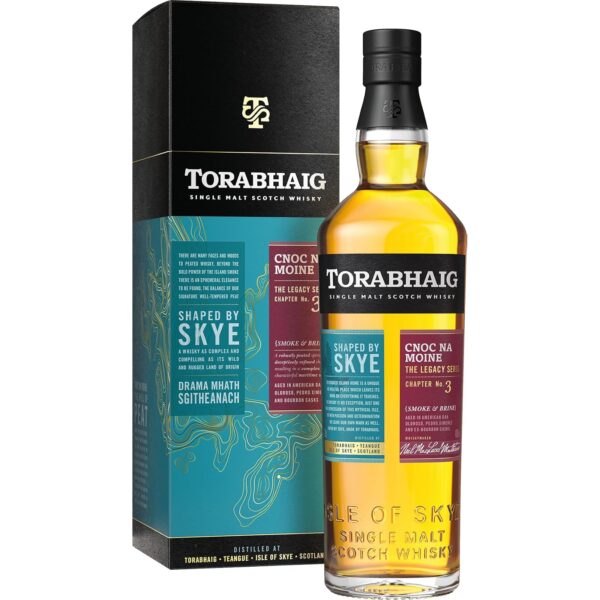 torabhaig cnoc na moine chapter 3 single malt whisky Torabhaig Cnoc Na Moine Chapter No. 3 Isle of Skye Single Malt Scotch Whisky 46,0% vol. 0,7 Liter
