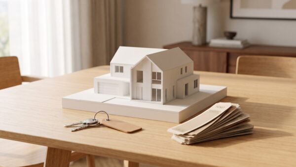traumhaus verlosung haus Traumhaus-Verlosung: Hausmodell mit Losen und Schluessel