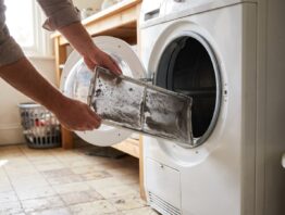 Trockner reinigen Schritt 1