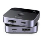 UGREEN 65878 DP und USB-C Switch 2 in 1 out DP1.4 8K 60Hz Umschalter