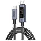 UGREEN Nexode 240W USB-C Kabel mit TFT-Display, Echtzeit-Leistungsanzeige 1 Meter