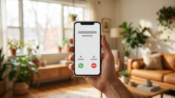 Vorwahl 0044 auf dem Smartphone - Anruf aus Großbritannien