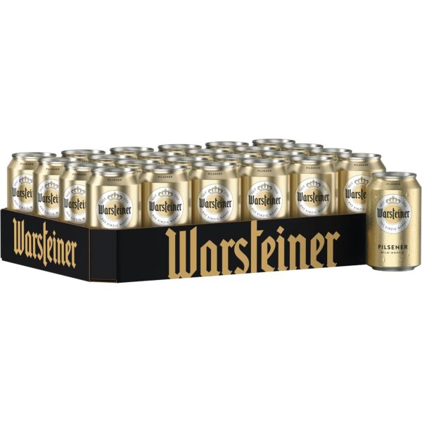 warsteiner premium pilsener dosenbier 24er Warsteiner Premium Pilsener Bier Dosenbier EINWEG 24 x 0,33 L Dose