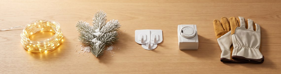 Weihnachtsdeko außen Zubehör Übersicht