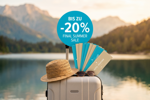 we are travel final summer sale 2026 WE-ARE.TRAVEL Final Summer Sale mit bis zu 20 Prozent Rabatt auf Hotelgutscheine