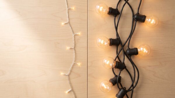 weihnachtsbeleuchtung stromkosten led vergleich Vergleich LED-Lichterkette und alte Gluehlampen-Lichterkette Stromverbrauch