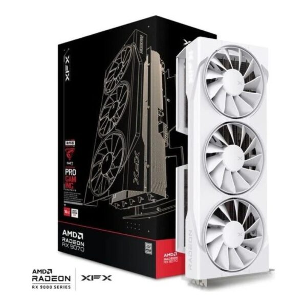 xfx swift radeon rx 9070 oc white XFX Swift Radeon RX 9070 OC White Triple Fan Gaming Edition 16GB Grafikkarte