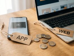 Preisvergleich YouTube Premium: Anhaenger APP am Smartphone gegen Anhaenger WEB am Laptop